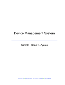 Device Management System