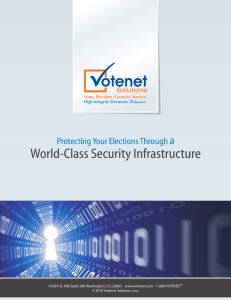 Votenet Security Infrastructure