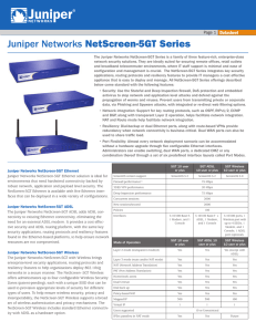 Juniper Networks NetScreen-5GT Series