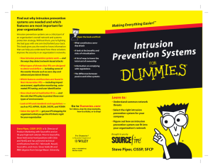 Intrusion Prevention Systems For Dummies