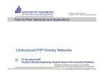 Unstructured P2P Overlay Networks