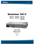 Dominion KX User Guide