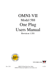 OMNI-VII One Plug Users Manual - Ten-Tec