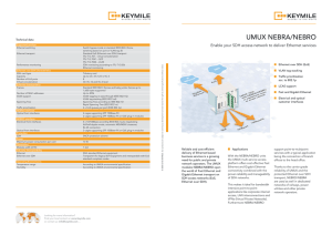 Data Sheet UMUX NEBRA/NEBRO