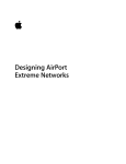 Designing AirPort Extreme Networks