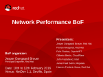Network Performance BoF - people