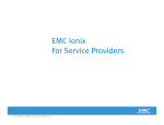 EMC I i onix For Service Providers