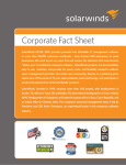 Corporate Fact Sheet