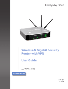 Cisco WRVS4400N Wireless-N Gigabit Security Router