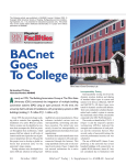 BACnet Goes To College