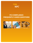 PCI COMPLIANCE FREQUENTLY ASKED