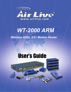 AirLive WT-2000ARM Manual