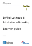 DVTEL Latitude 6 Introduction to Networking