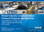 Power Industry Communication Protocol Features