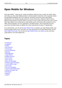 Open Mobile for Windows - Open Mobile Help
