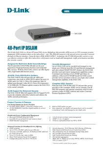 48-Port IP DSLAM - D-Link