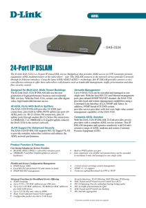 24-Port IP DSLAM - D-Link