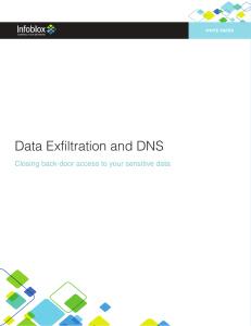 Data Exfiltration and DNS