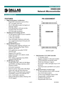 DS80C400-FCS - Maxim Integrated Products, Inc.