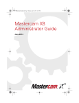 Mastercam X8 Administrator Guide