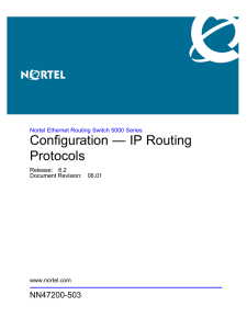 Configuration — IP Routing Protocols