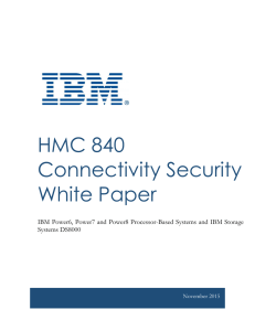 HMC 840 Connectivity Security White Paper
