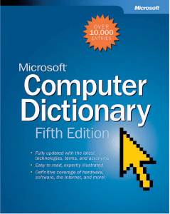 Microsoft Computer Dictionary, Fifth Edition eBook