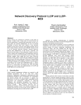 Network Discovery Protocol LLDP and LLDPMED