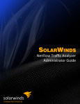 SolarWinds NetFlow Traffic Analyzer Administrator Guide