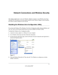 Network Connections and Wireless Security