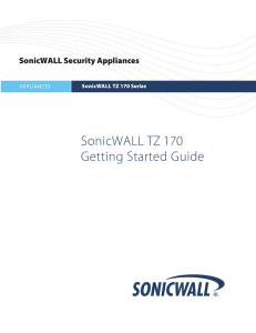 SonicWALL TZ 170 Getting Started Guide Page 7