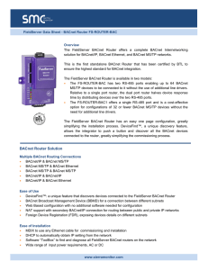 BACnet Router FS-ROUTER-BAC