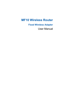 MF10 3G Wireless Router