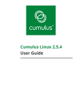 Cumulus Linux 2.5.4 User Guide
