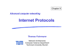 Internet Protocols - Chair for Network Architectures and Services