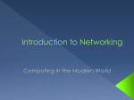 Introduction to Networking