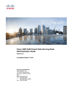 Cisco ASR 5x00 Packet Data Serving Node Administration Guide  Version 15.0