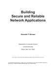 Building Secure and Reliable Network Applications