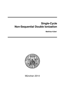 Single-Cycle Non-Sequential Double Ionization - Max