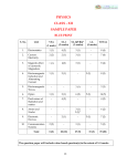 PHYSICS CLASS - XII SAMPLE PAPER BLUE PRINT