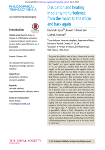 Dissipation and heating in solar wind turbulence: from the macro to