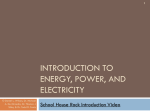 Energy,Power,andElectricityPresentation