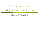 The Electricity and Magnetism Connection