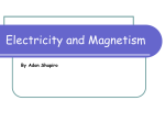 1st question: How are magnetism and electricity related