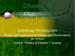 Chapter 18 Body Composition and Nutrition for Health