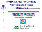 5.02 Dietary Guidelines