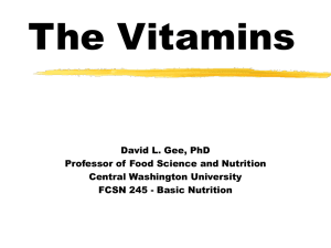 The Vitamins - Central Washington University