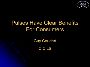 Pulses have a clear benefit for consumers - Guy Coudert