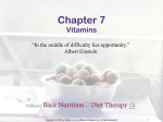 Class 4 6-7 vitamin energy balance 2013