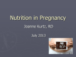 Nutrition in Pregnancy